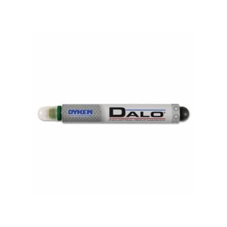 Dykem DALO Industrial Steel Tip Paint Marker, Green, Medium, 6PK 253-26043
