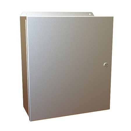 Hammond Latches Electrical Enclosure, 16 in H, 6 in D, 14 in W, 12, 13, 3R, 4, 4X, Aluminum EJ16146AL