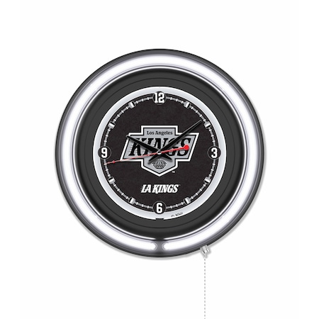 Holland Bar Stool Los Angeles Kings 15 Double Neon Wall Clock Clk15BK