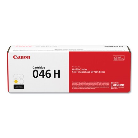 Canon 1251C001 (046) High-Yield Toner, 5000 Page-Yield, Yellow 1251C001