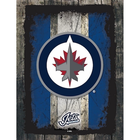 Holland Bar Stool Co Winnipeg Jets 24" x 32" Canvas Wall Art LCnvs02-2432WinJet