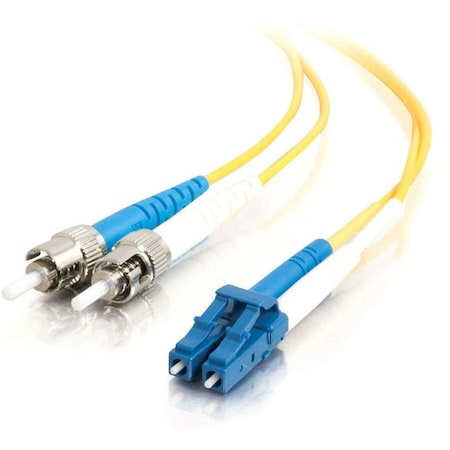 Legrand C2G 7M LC-ST 9/125 OS1 DUPLEX SINGLEMODE PVC FIBER OPTIC CABLE - YELLOW 37480