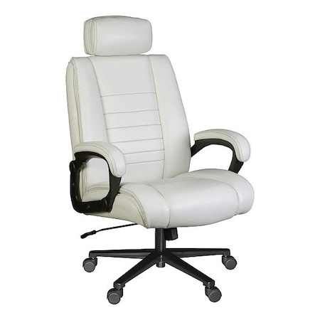 Regency Office Chair, 400 lb Cap., Black, 28 in W DUR001CR