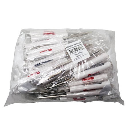 K-Tool International Mini Screwdriver Std 2/16 #1 Phillips 50 Pack LTW180809