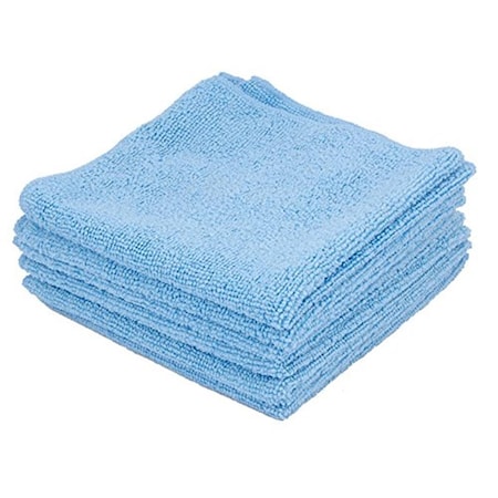 Ettore 13 x 13 in. Blue Microswipe All Purpose Cloths, 6PK 84460