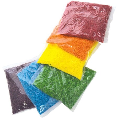 Roylco Sensory Rice, Assorted, 6 Colors R21145
