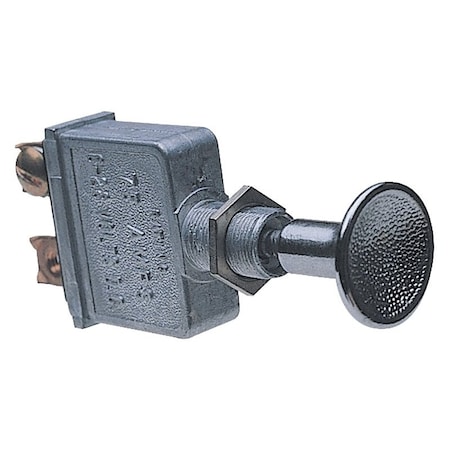 Calterm Push/Pull Switch, 75 A, 6/28 VDC, Screw Terminal, Nickel Housing Material 41790