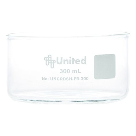 United Scientific Supplies Inc Crystallizing Dish, Colorless, 50 mm H, PK6 UNCRDSH-FB-300