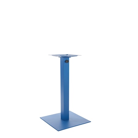 Bfm Seating Margate 18in Square Base - Zinc Plated Cast Iron Bottom, Stainless Steel Column PHTB18SQBYU