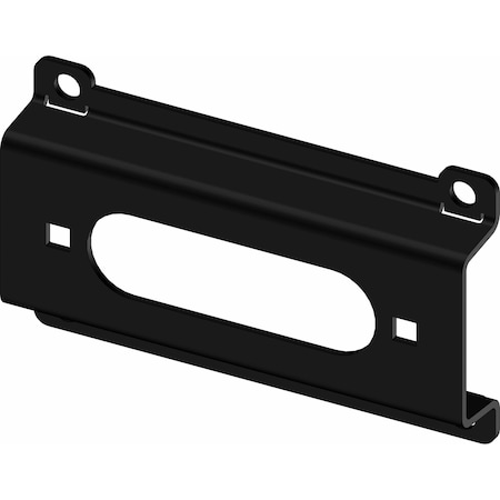 Kfi 102265 Polaris Xpedition Roller Fairlead Conversion Bracket - BeadBlasted 10ga Steel, Powder 102265