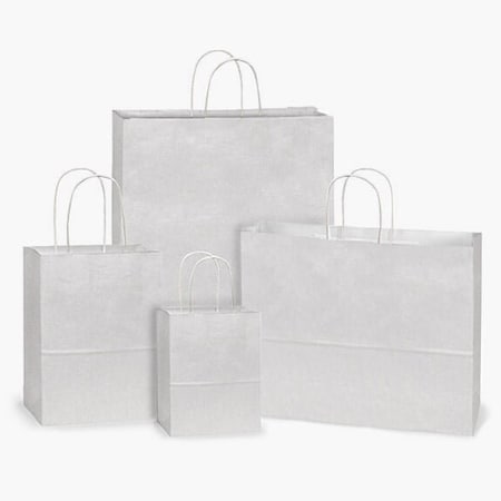 Nashville Wraps White Kraft Paper Shopping Bags, Assortment, 125PK TAWH