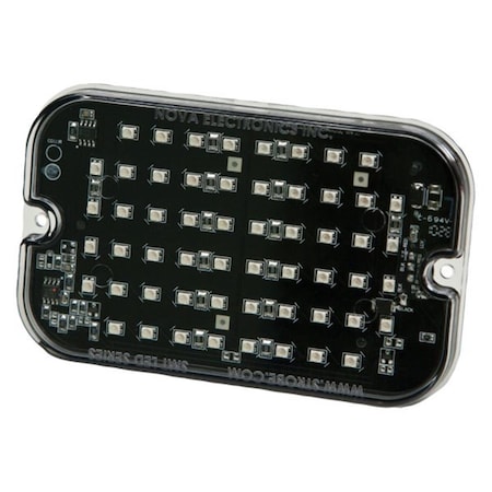 Ecco Surface Mount LED Warning Light with 15 Flash Patterns, Amber ECC3910A