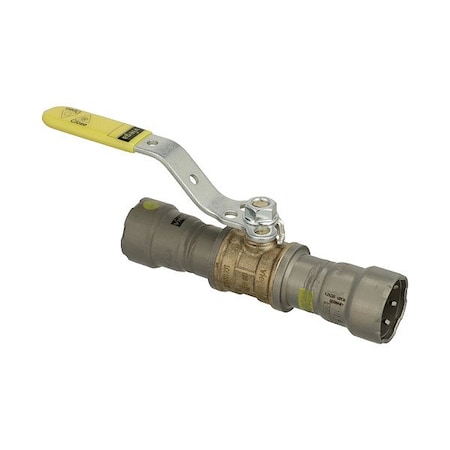 Viega Manual Two-Way Ball Valve, 5.24 in L 30600