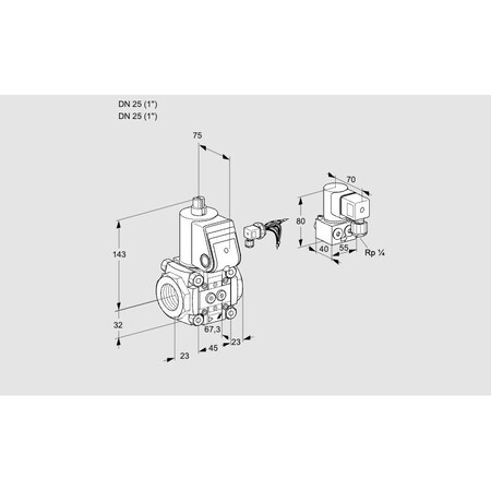 Honeywell Kromschroder VAS125R/NK KS88003940