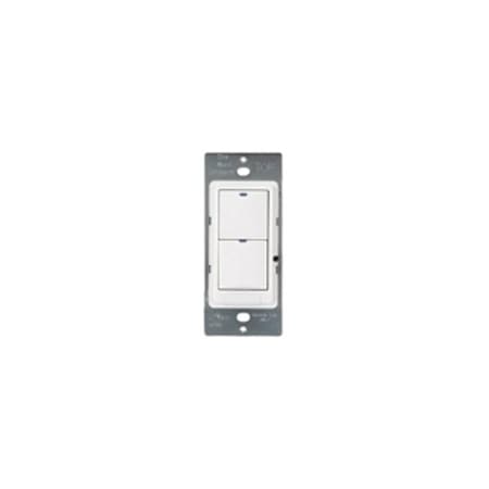 Pass & Seymour Wall Switch, Push Button, White LVSW-103-W