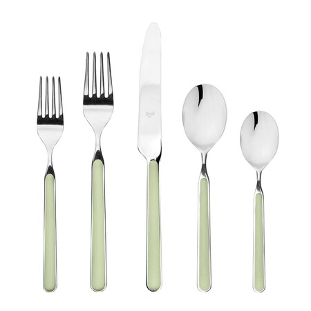 Mepra Fantasia Flatware Set - 20 Pieces - Sage 10S622020