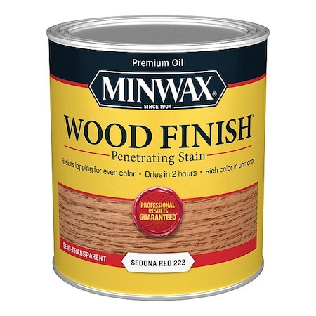 Minwax Wood Stain, 1 qt, Sedona Red 700434444