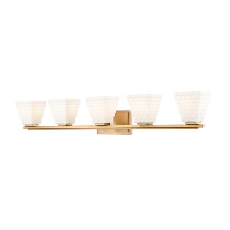 Z-Lite 5 Light Vanity in Modern Gold 7514-5V-MGLD