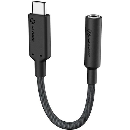Alogic ELEMENTS PRO 10CM USB-C TO 3.5MM AUDIO ADAPTER - BLACK ELPC35A-BK