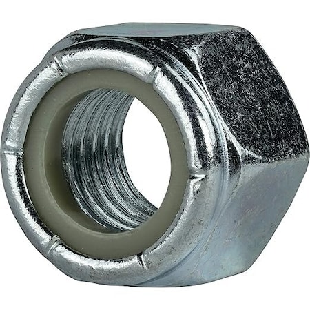 Csh Nylon Locking Hex Nut, 1/4"-20, Steel, Zinc Plated 14.250.04LX100