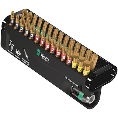Wera Bit-Check 30 Diamond 1, 30 pieces 5057431001