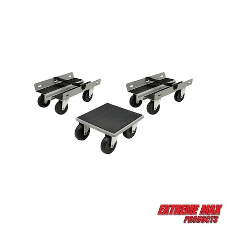 Extreme Max 5800.2009 Economy Snowmobile Dolly System - Gray 5800.2009