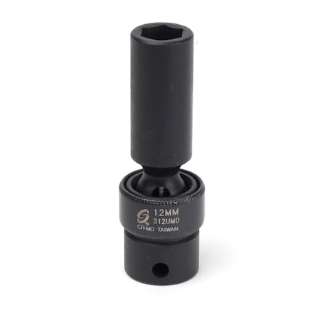 Sunex 3/8 in Drive 12Mm Deep Universal Impact Socket 312UMD