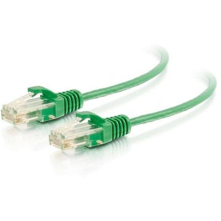 C2G 10FT/3M CAT6 CABLE UTP SLIM 28AWG GREEN 1164