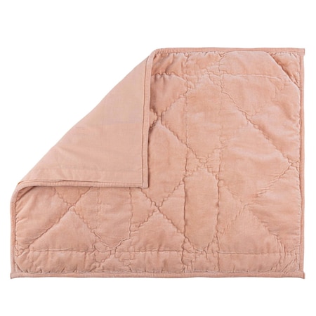 Lavish Home 3PC Velvet Queen Quilt Set & Matching Pillow Shams Medium Weight Ultra Soft Luxury Cotton Velvet 66-004-VP-Q