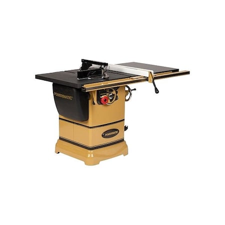 Powermatic Table Saw, 10 in Dia, 3450 RPM PM1000