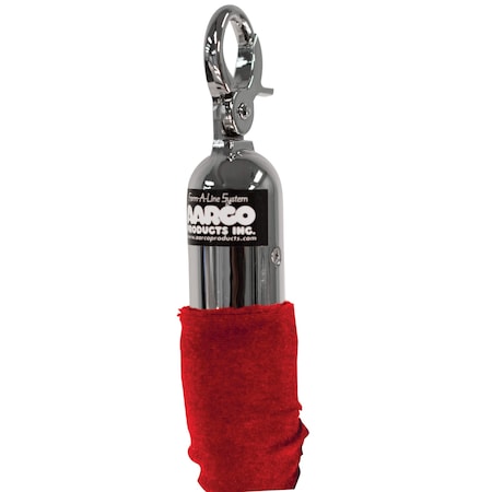 Aarco Form-A-Line Ropes, Red, Hardware Chrome, 5' Tr-3