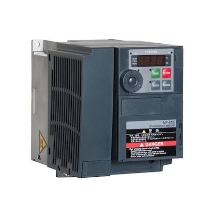 Toshiba Motor Drives, 22, VFD 380/480V 4.1 A 2HP VFS15-4015PL1-W1