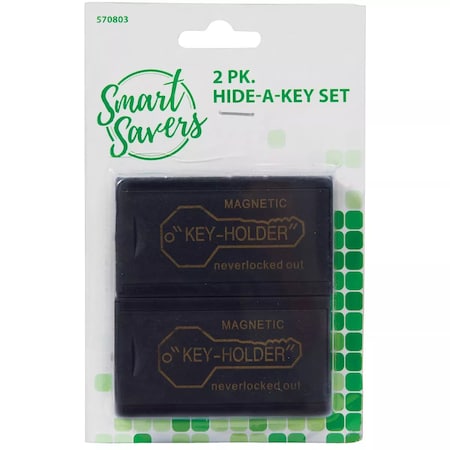 Smart Savers Hide-A-Key Black Key Hider, 2PK A0634