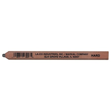 Markal Carpenter's Pencil, Flat, 7 in L, Gray 96927G