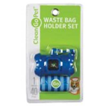 Clean Go Pet Bone Waste Bag Holder Blue ZW4641 19
