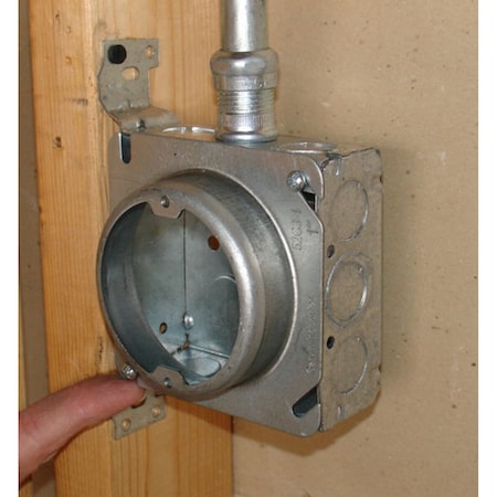 Southwire Device Ring, NOVAL Accessory, Galvanized Steel 52C3