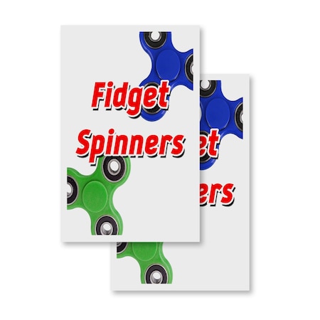 Signmission Fidget Spinners, Vinyl Decals Only 24 Inch x 36 Inch, Vinyl Decal, 2PK DSB-2436-2PACK-Fidget Spinners