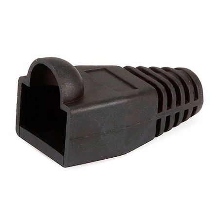 Monoprice Relief Boot, RJ45, Black, PK50 7249