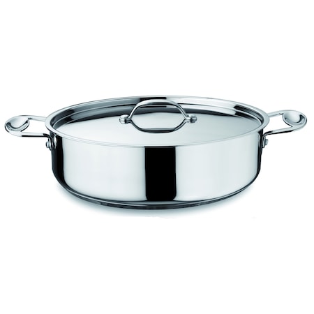Mepra Glamour Diamond Oval Casserole w/Lid - 1 Piece - Stainless Steel 302162