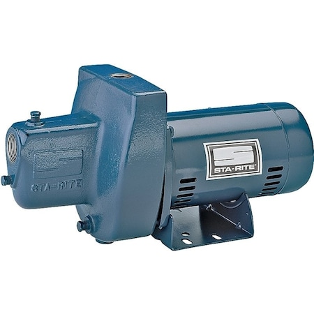Sta-Rite ProJet Series Jet Pump, 1Phase, 14874 A, 115230 V, 1 hp, 25 ft Max Head, 214 gpm, Iron SNE-L