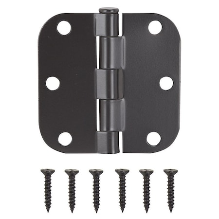 Prosource Door Hinge, Steel, Oil-Rubbed Bronze, Loose Pin, 180 deg Range of Motion, Screw Mounting LR-704-PS