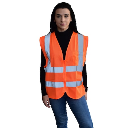 Cordova Safety Vest, Type R, Class 2, Mesh Orange VZ240PXL