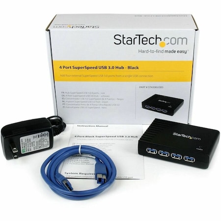Startech.Com 4 Port USB 3.0 Hub ST4300USB3