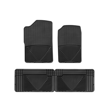 Weathertech Black, Front and Rear All Weather Floor Mats W14-W25