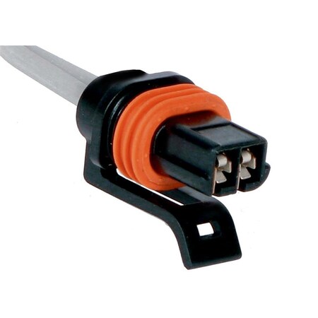 Acdelco CONNECTOR-W/LEADS 2-WAY F. BLACK BLACK, Air Charge Temperature Sensor Connector, PT1036