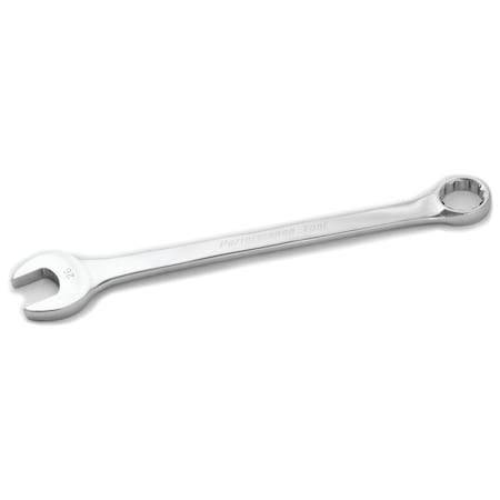 Performance Tool 26mm Combination Wrench, Chrome Alloy Steel, Nickel Chrome Plated W30026