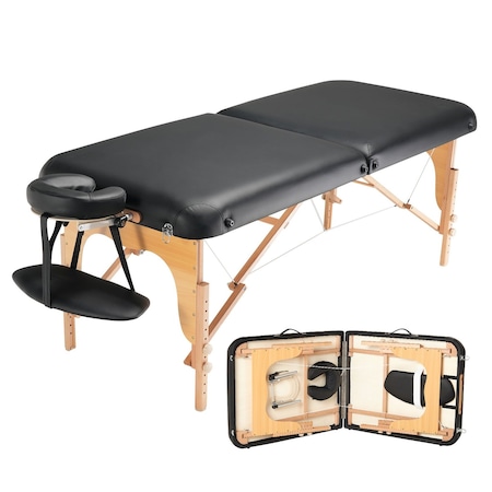 Vevor Professional Massage Table 30 in W Portable 2 Folding Massage Table 750LBS WT213G