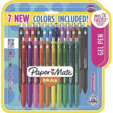 Sanford PAP InkJoy Retractable Gel Pen; 0.7mm; Assorted Color2 2062225