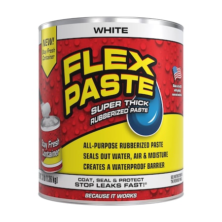 Flex Seal Flex Paste, Can, White, Not Applicable PFSWHTR32