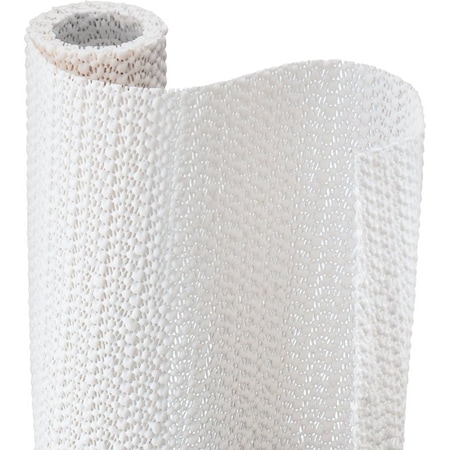 Con-Tact Brand Shelf and Drawer Liner, 5 ft L, 12 in W, Foam/PVC, Bright White 05F-C6B52-06